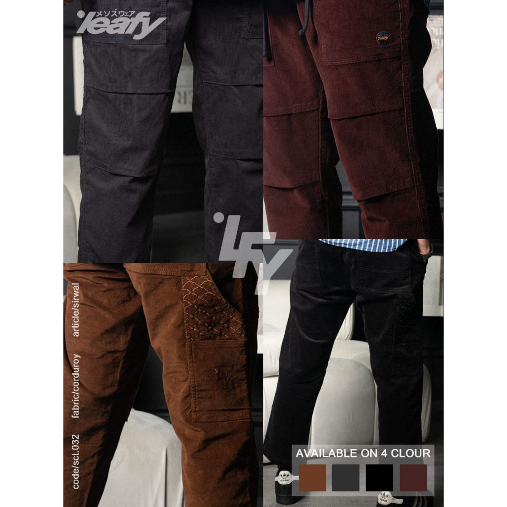 Celana Sirwal Pria LEAFY ORIGINAL CORDUROY SERIES