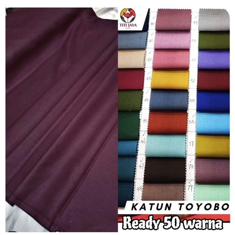 KAIN KATUN TOYOBO PREMIUM TOYOBO FODU TOYOBO MURAH