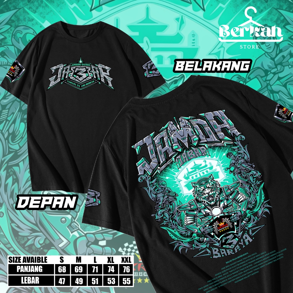 KAOS JAMDA JABAR KAOS JAMDA 3 YRKI PEMPROV JAWABARAT