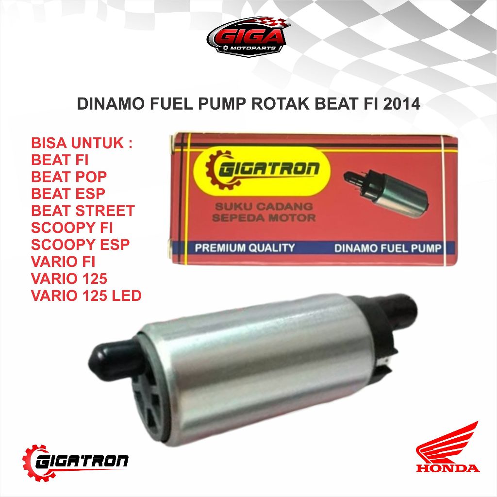 DINAMO FUEL PUMP ROTAK HONDA BEAT FI 2014 GIGATRON