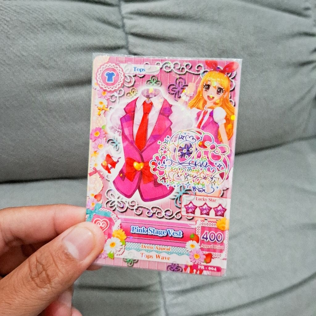 Kartu Aikatsu (PR) Ichigo Pink Stage 100% Original Official Indonesia