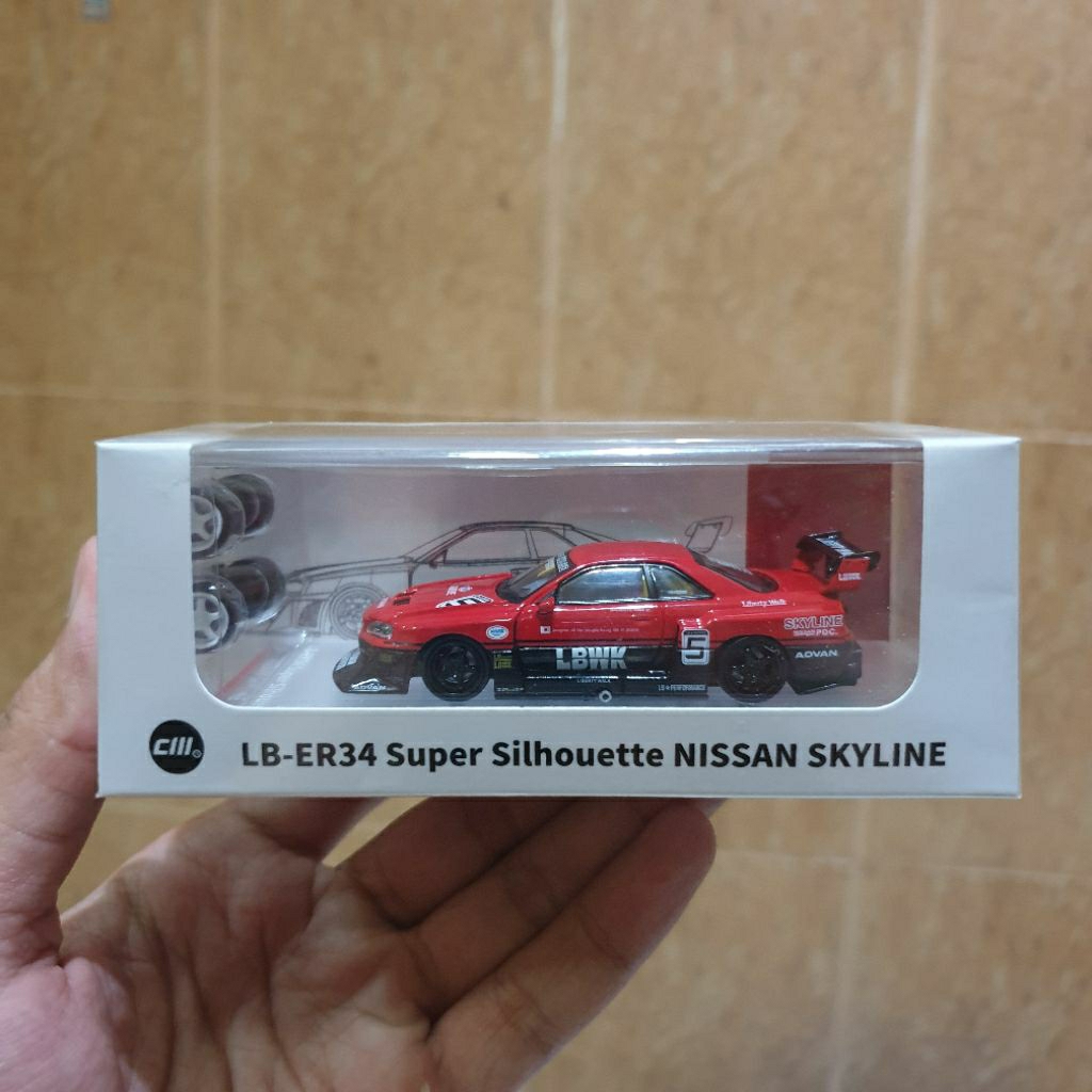 CM Model Nissan Skyline LB-ER34 Super Silhouette