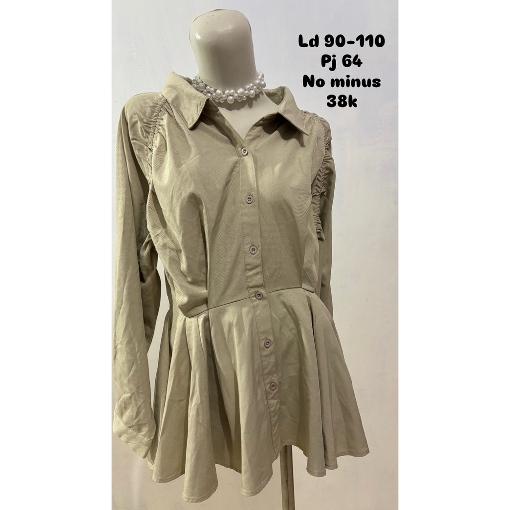 Peel Baju Atasan Wanita Karet Pinggang