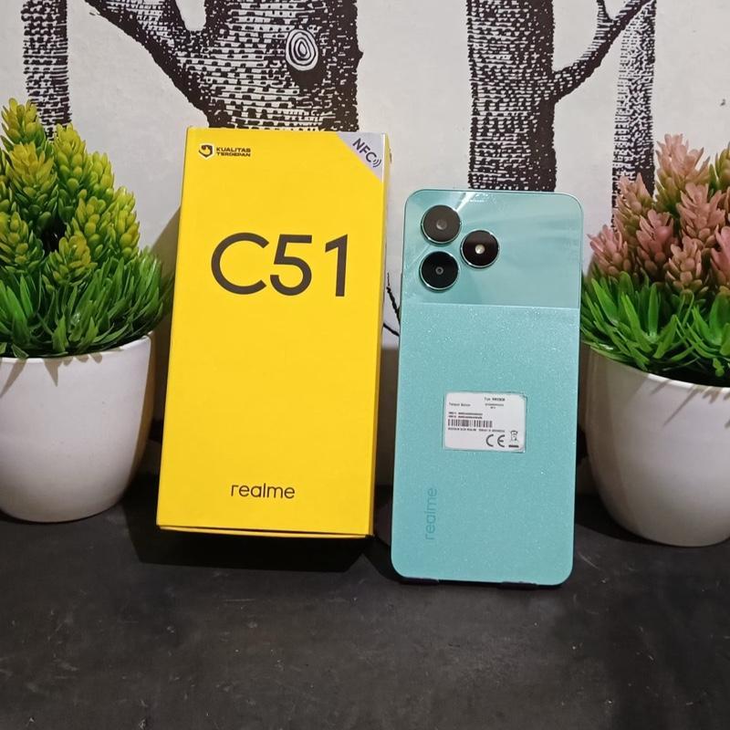 realme c51 4/64 second garansi resmi indonesia