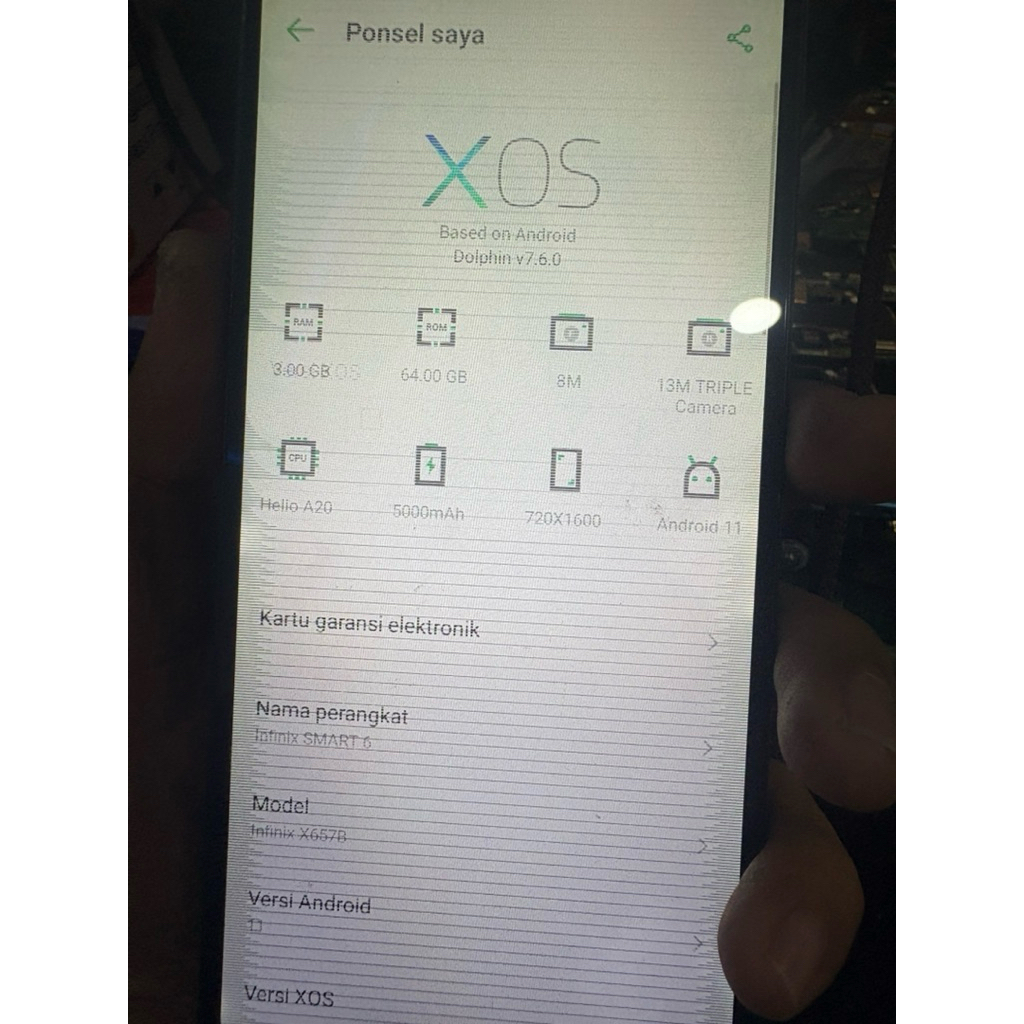 Mesin infinix smart 5 3/64