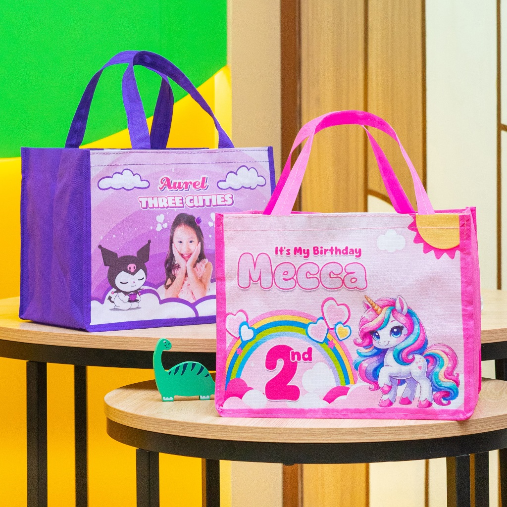 UKURAN TAS BENTO TAS ULTAH TAS ULANG TAHUN TAS SOUVENIR ULANG TAHUN TAS ULTAH ANAK TAS ULTAH