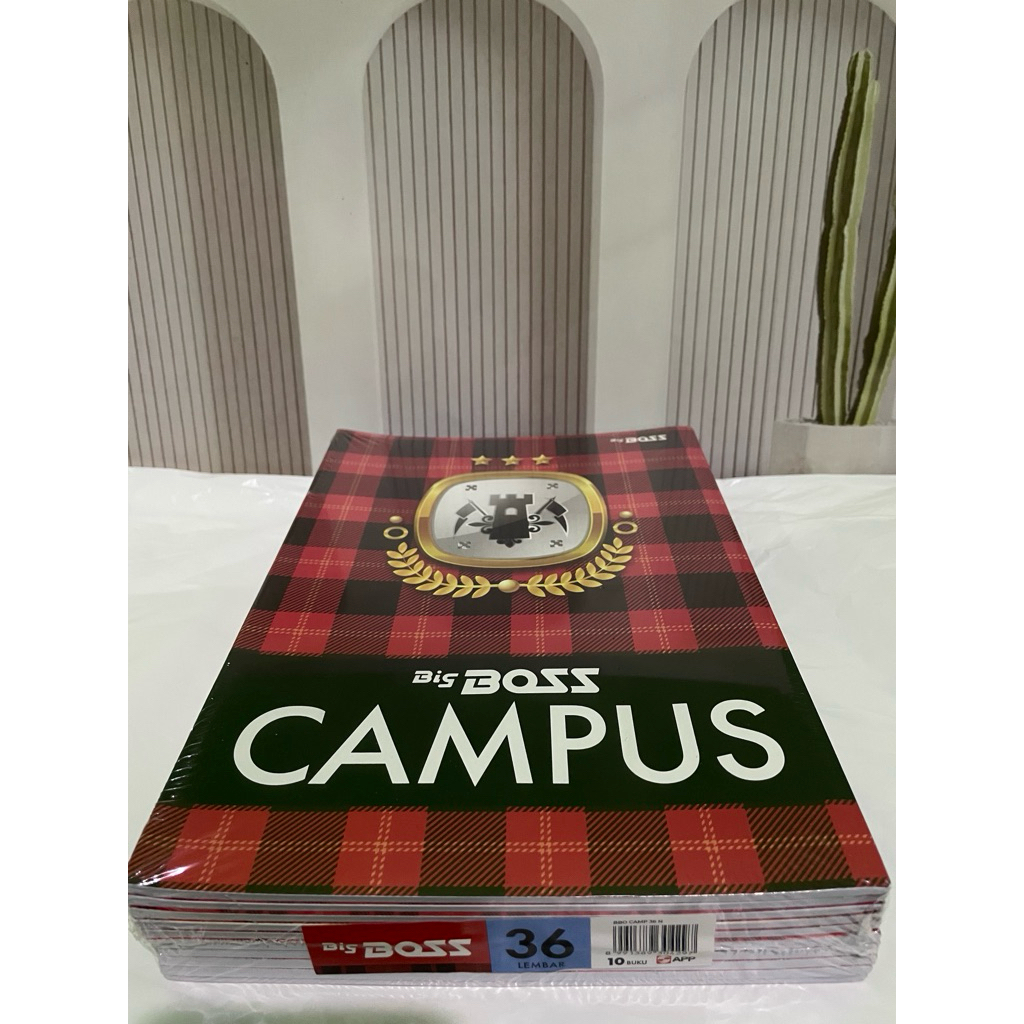 Buku tulis big boss campus 1pack dapat 10