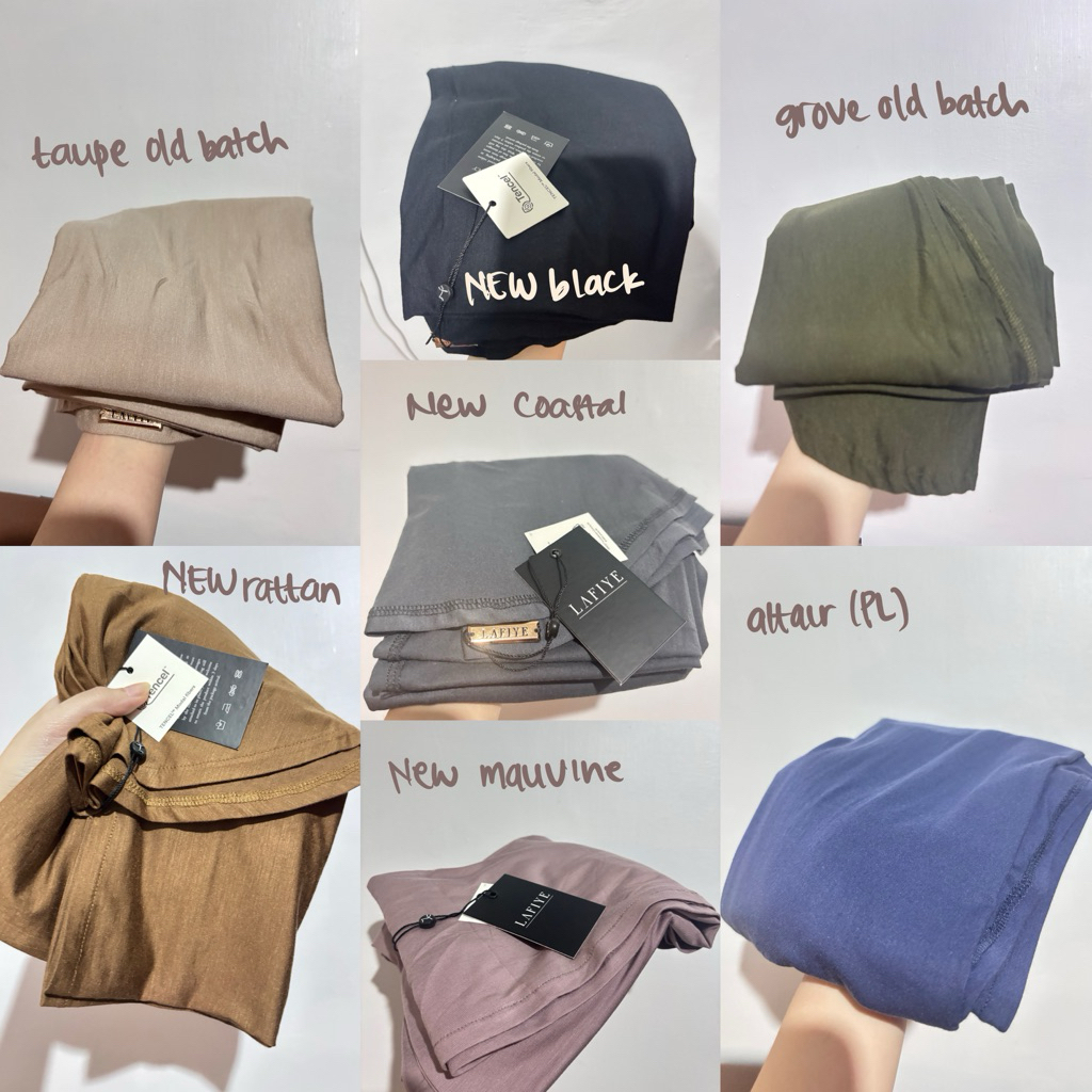 (BACA DESKRIPSI) lafiye skiv rou pashmina coastal mauvine grove altair black
