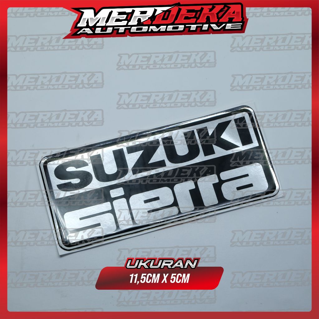 emblem jimny sierra / emblem timbul jimny sierra