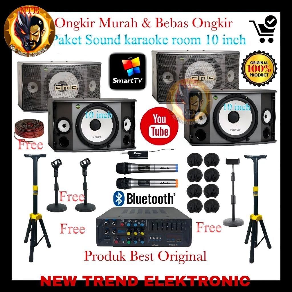 paket sound Speaker Bmb Cs450R 10 inch Original Room karaoke Cs 450 R