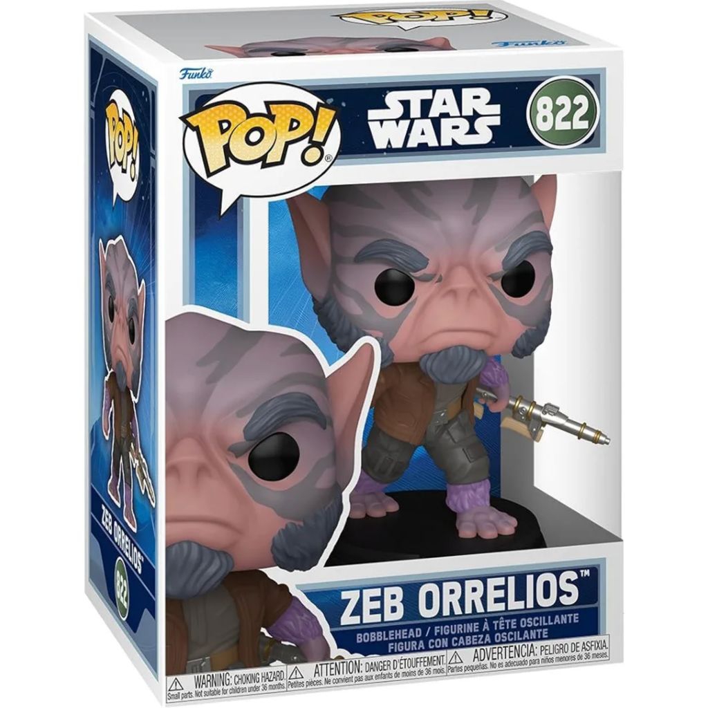 Funko pop starwars zeb orrelios figure original