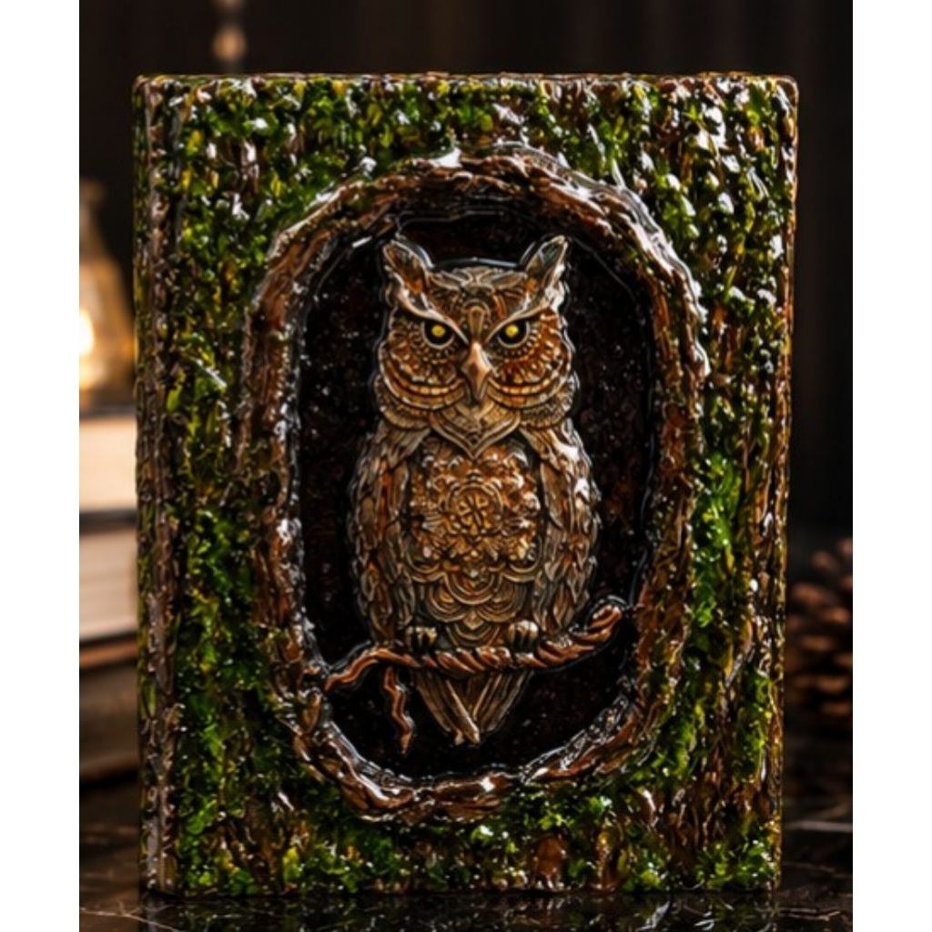 Handmade Binder A5 Custom Cover | Aesthetic Journal Planner Book The Forest