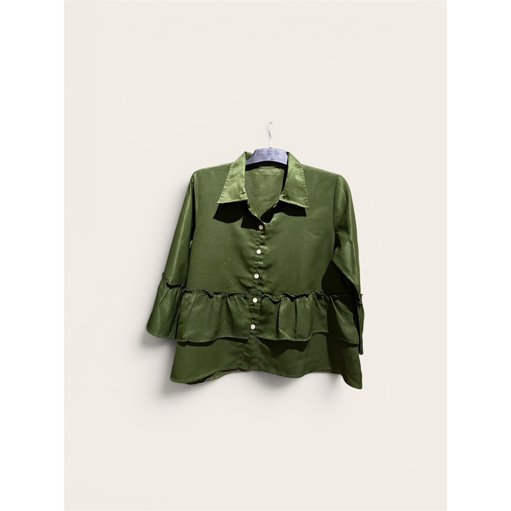 baju Blouse Army
