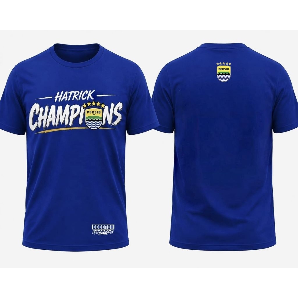 kaos Persib - champion - Persib - kaos polos - kaos pria & wanita