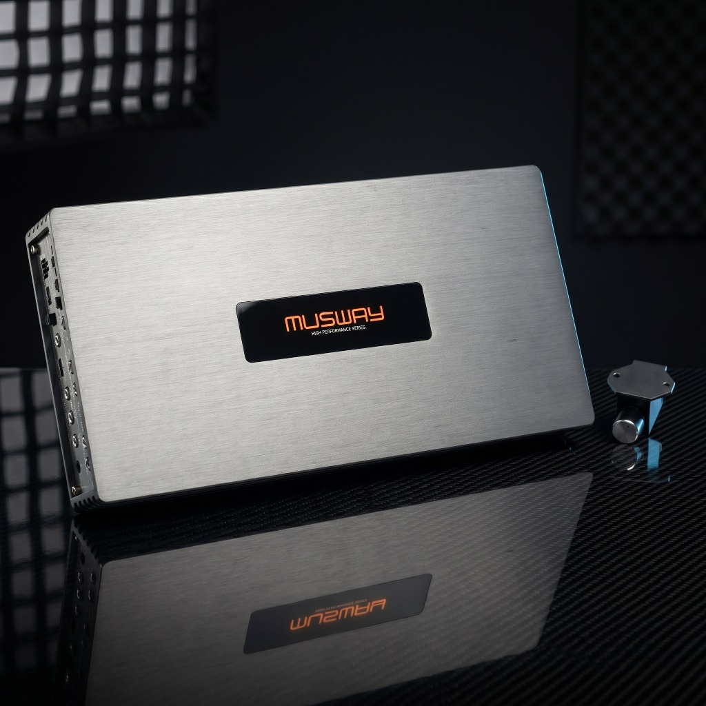 Power Amplifier Mobil Musway SIX.100 6-Channel Class D 720W RMS Full Range DSP Ready Original