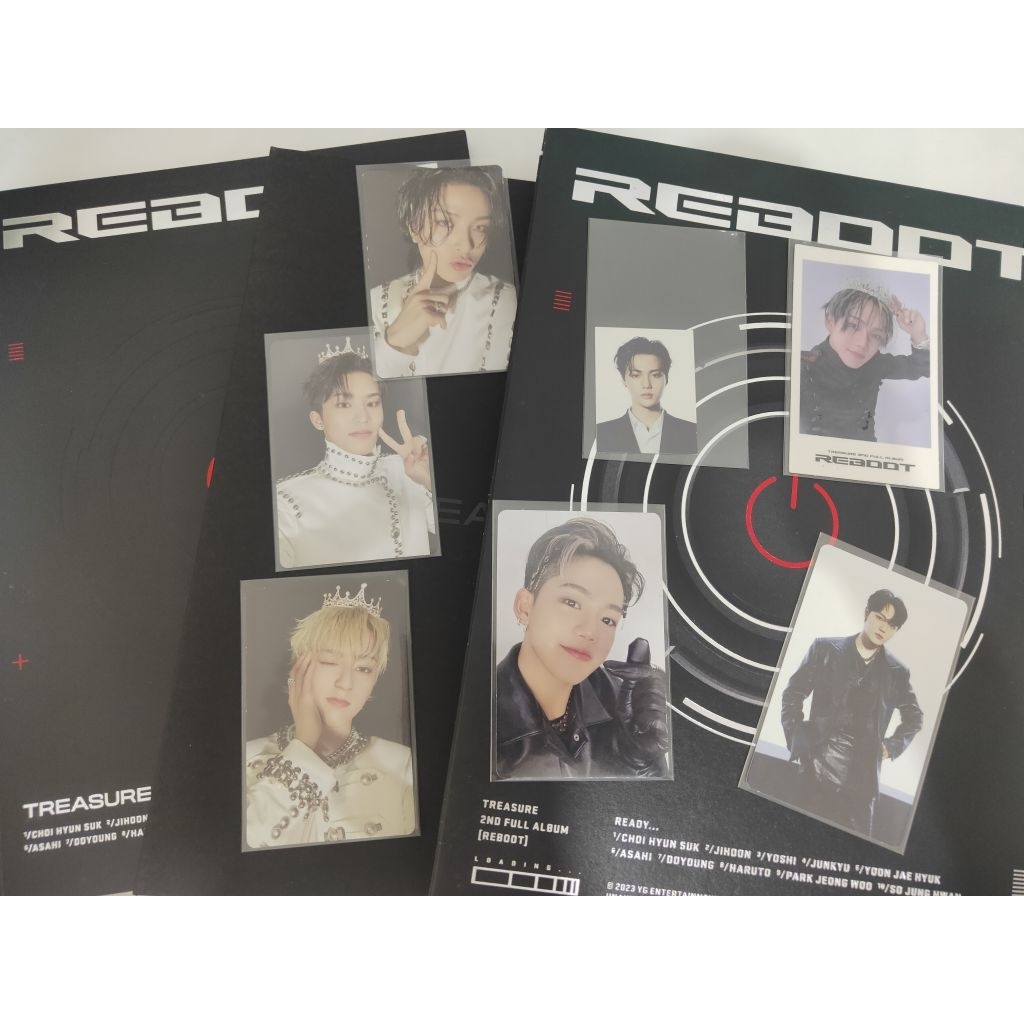 [Ready Stok] Album + Photocard + POB Hyunsuk Weverse REBOOT Treasure (Hyunsuk Doyoung Haruto Jeongwo
