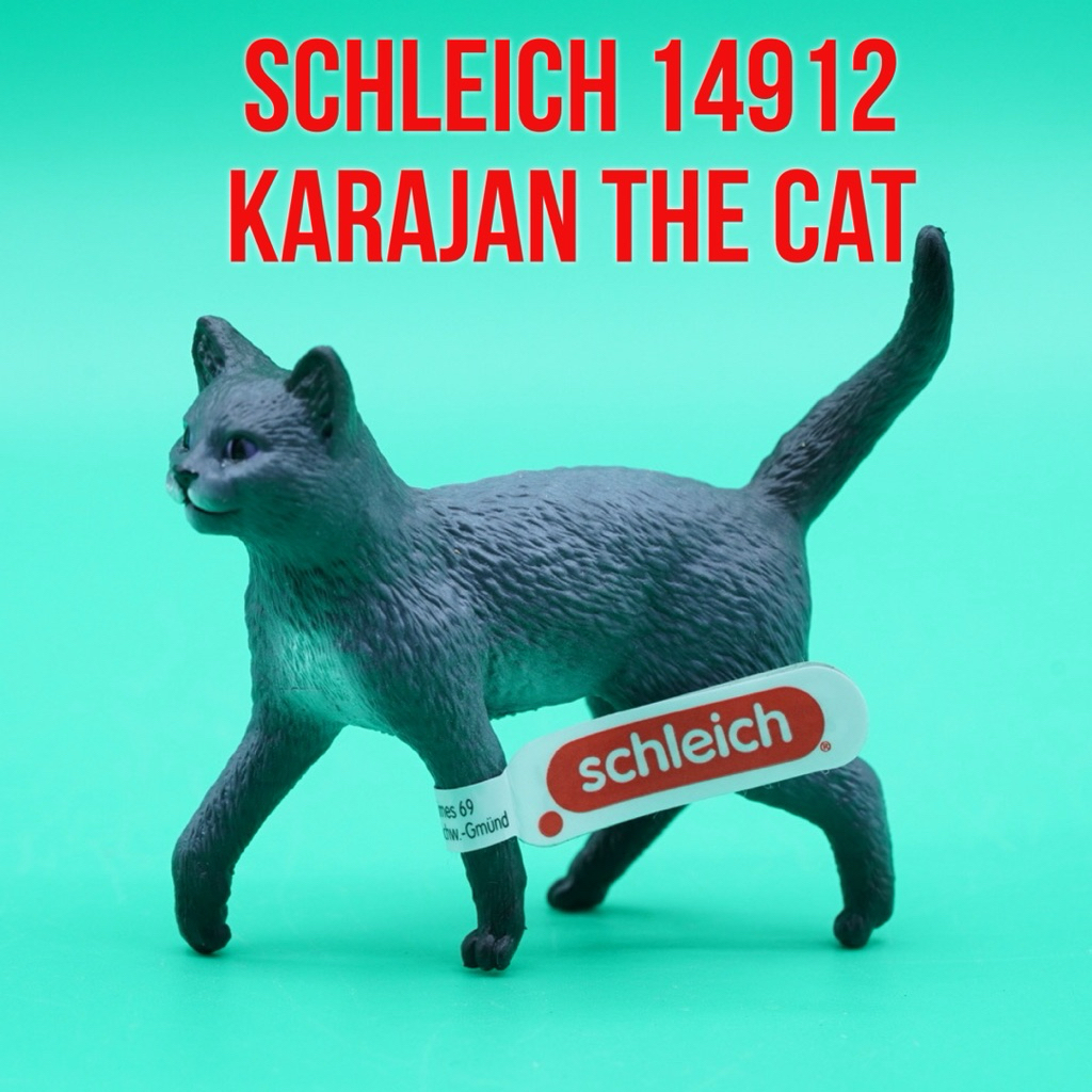 Schleich 14912 Karajan The Cat Kucing Abu Abu Felis Catus The School of Magical Animal | Mainan Figu