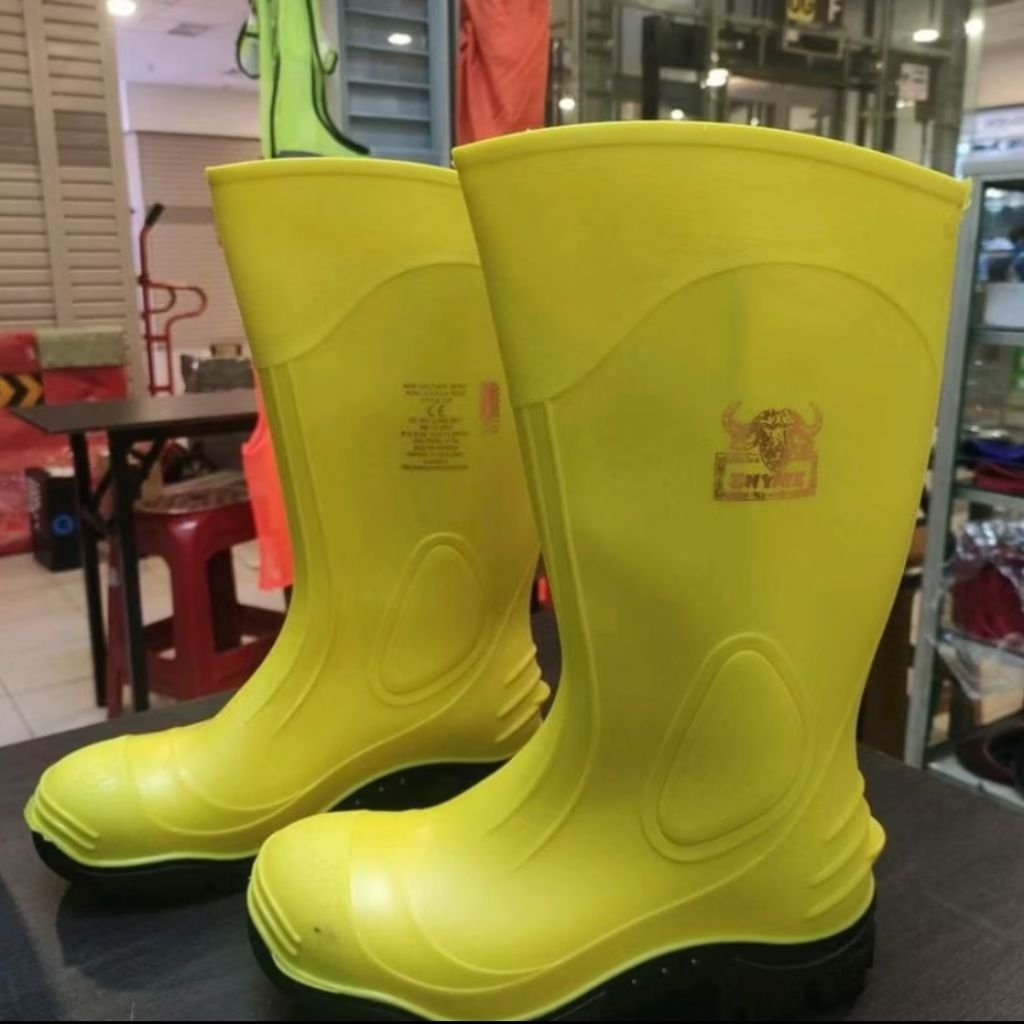 Sepatu Safety Boots Inyati Wayna / Safety Boots Wayna Inyati Yellow Original Asli PROMOO