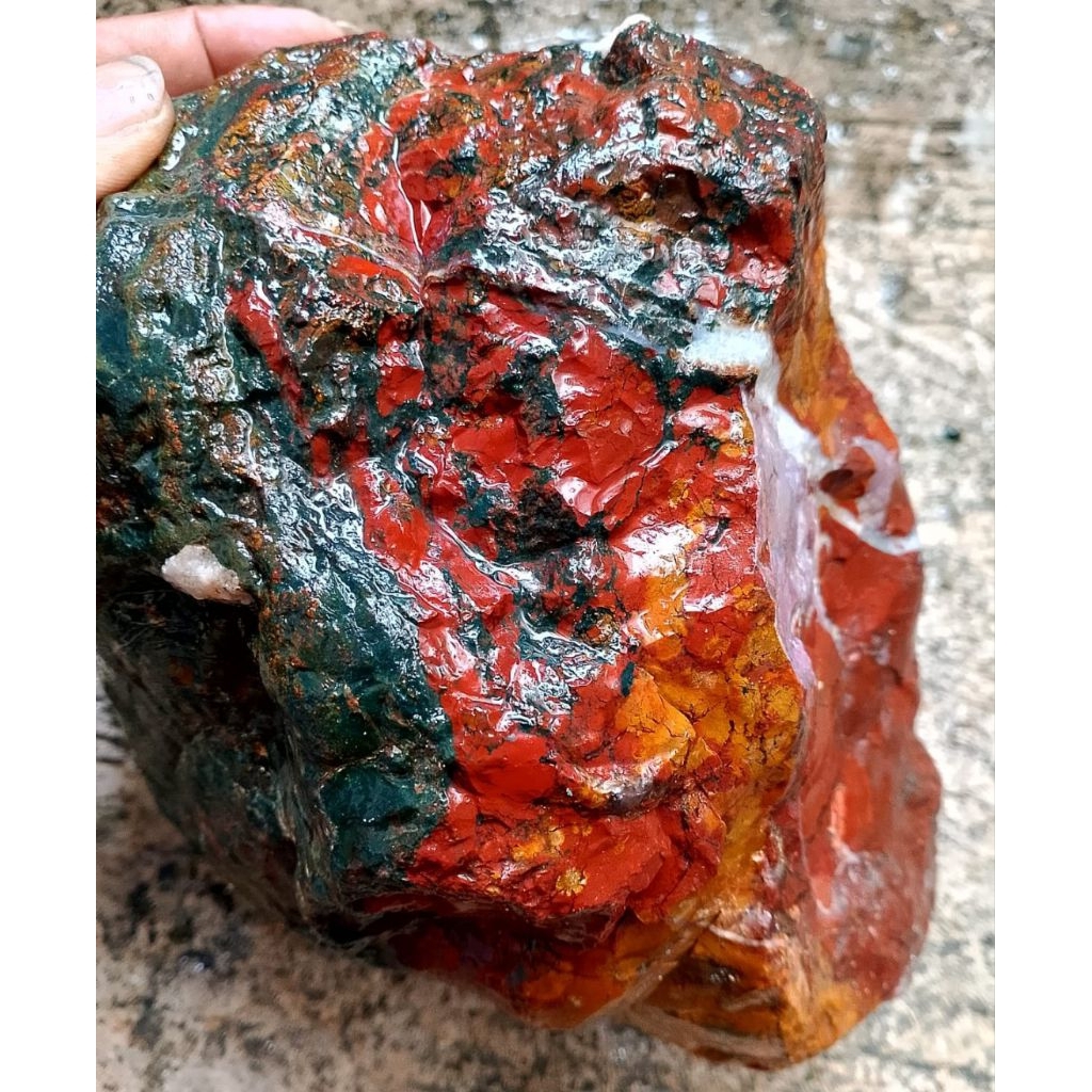 Natural Batu PW panca warna multi colour Super mirip nogosui multi