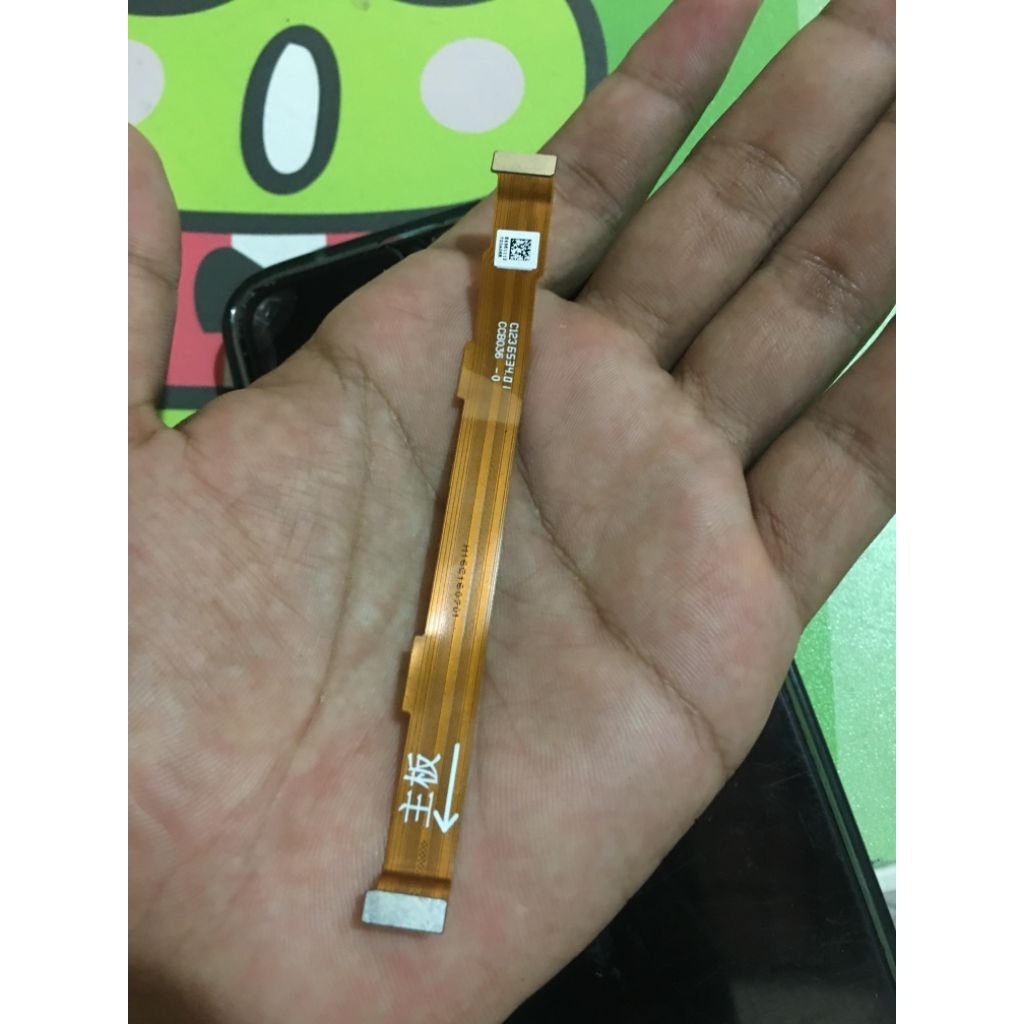 fleksibel konektor tengah main board penghubung mesin belakang bawah oppo f3 plus ori copotan origin