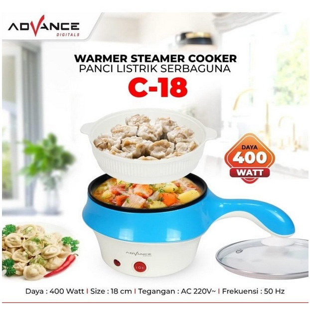 Advance Warmer Steamer Cooker C-18 Blue