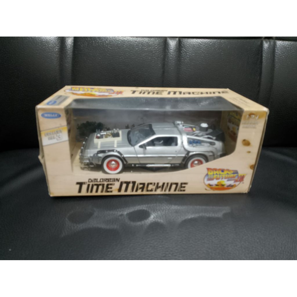 Diecast Delorean Back to the Future Brand Welly Skala 1:24