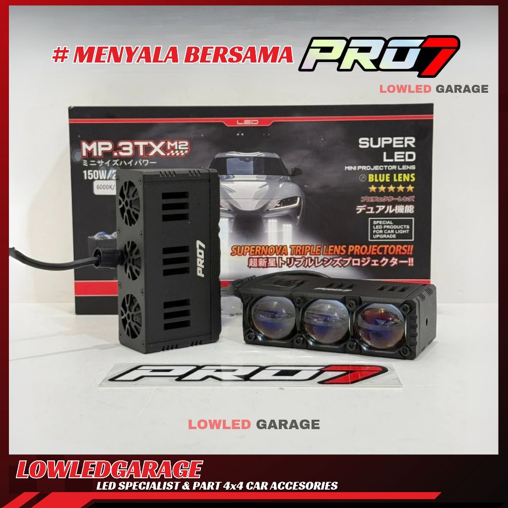 PRO7 MP3TX M2 | MINI PROJECTOR PRO7 NEW MP3TX M2 TRIPLE LENS BLUELENS