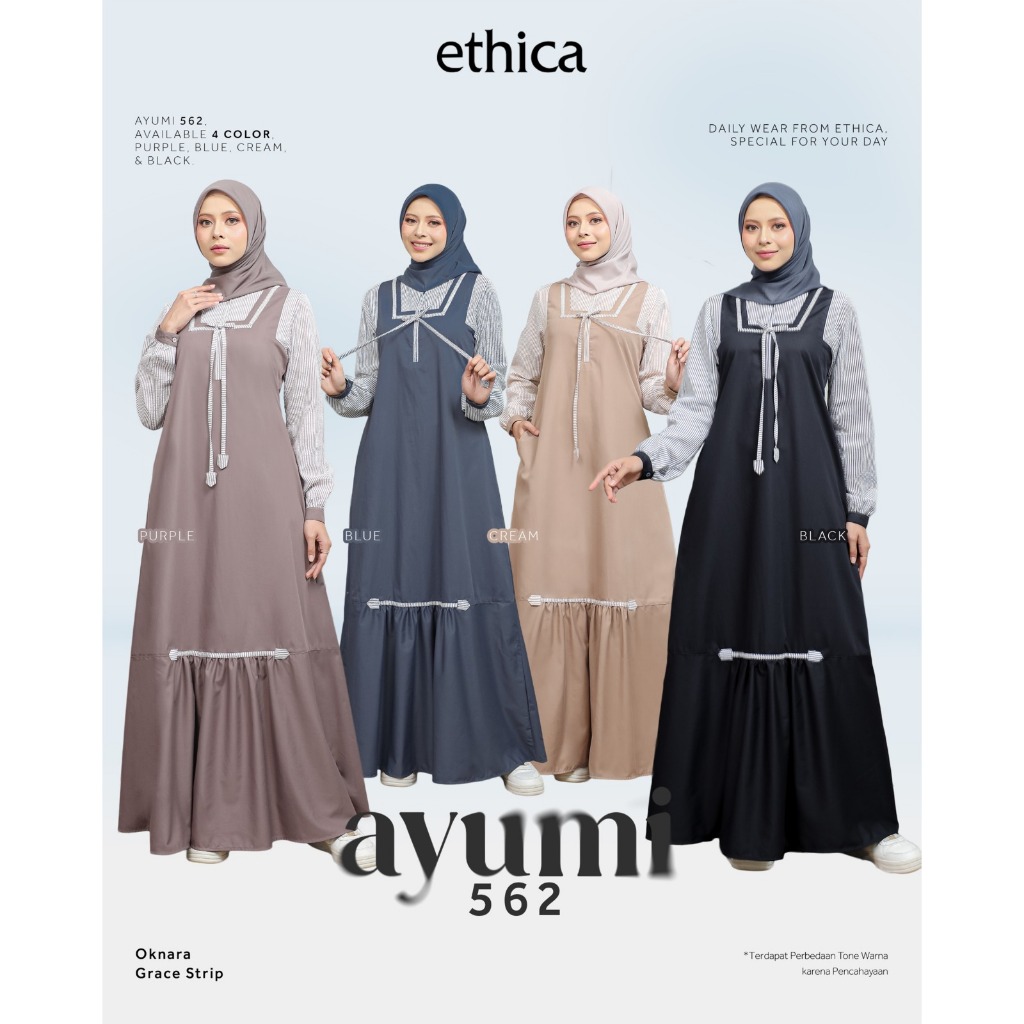 GAMIS ETHICA POLOS AYUMI 562 // GAMIS DEWASA POLOS