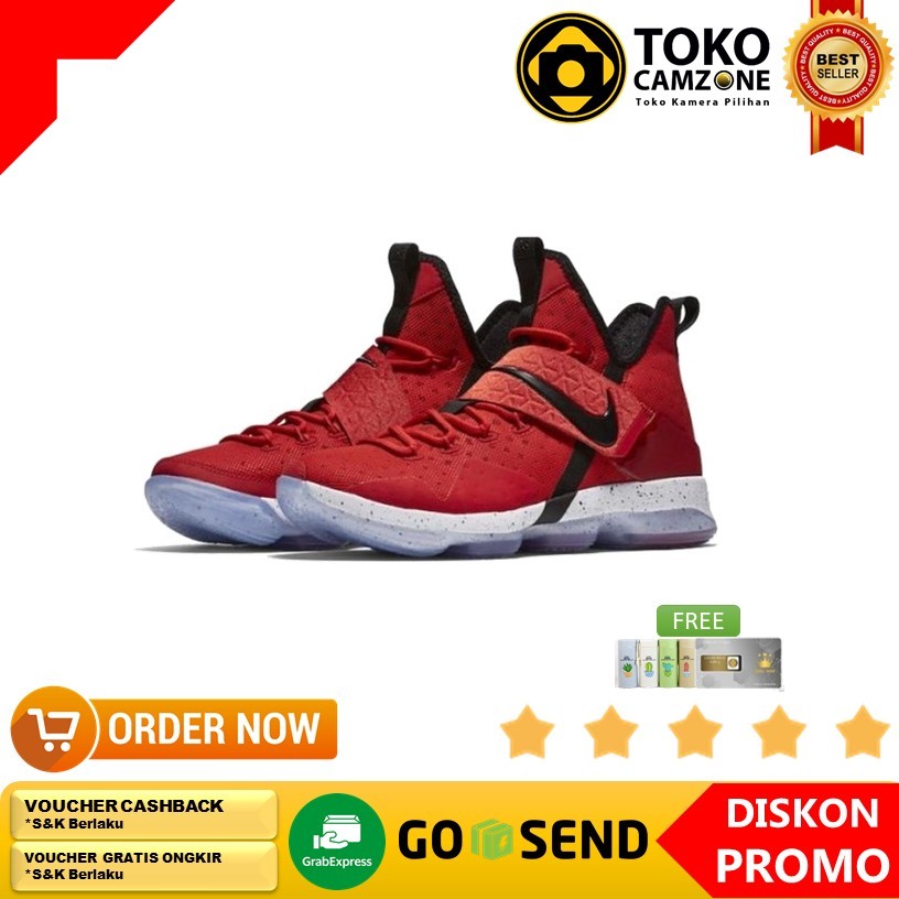 NIKE LEBRON 14 EP UNIVERSITY RED - SIZE 8.5 US