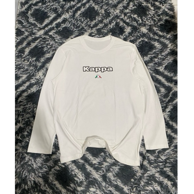kaos lengan panjang kappa putih