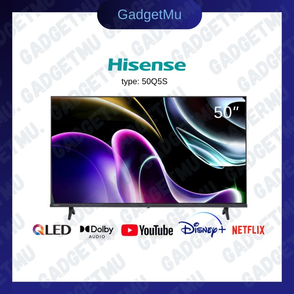 HISENSE 50Q5S Smart QLED TV 50 Inch - FHD Smart TV VIDAA U9 [GARANSI RESMI]