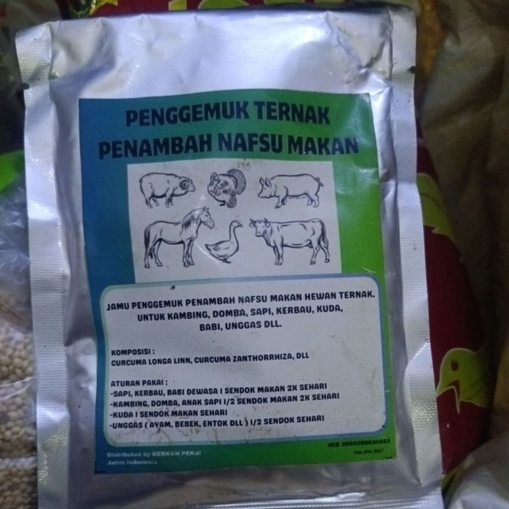 Jamu multivitamin Penggemuk Ternak