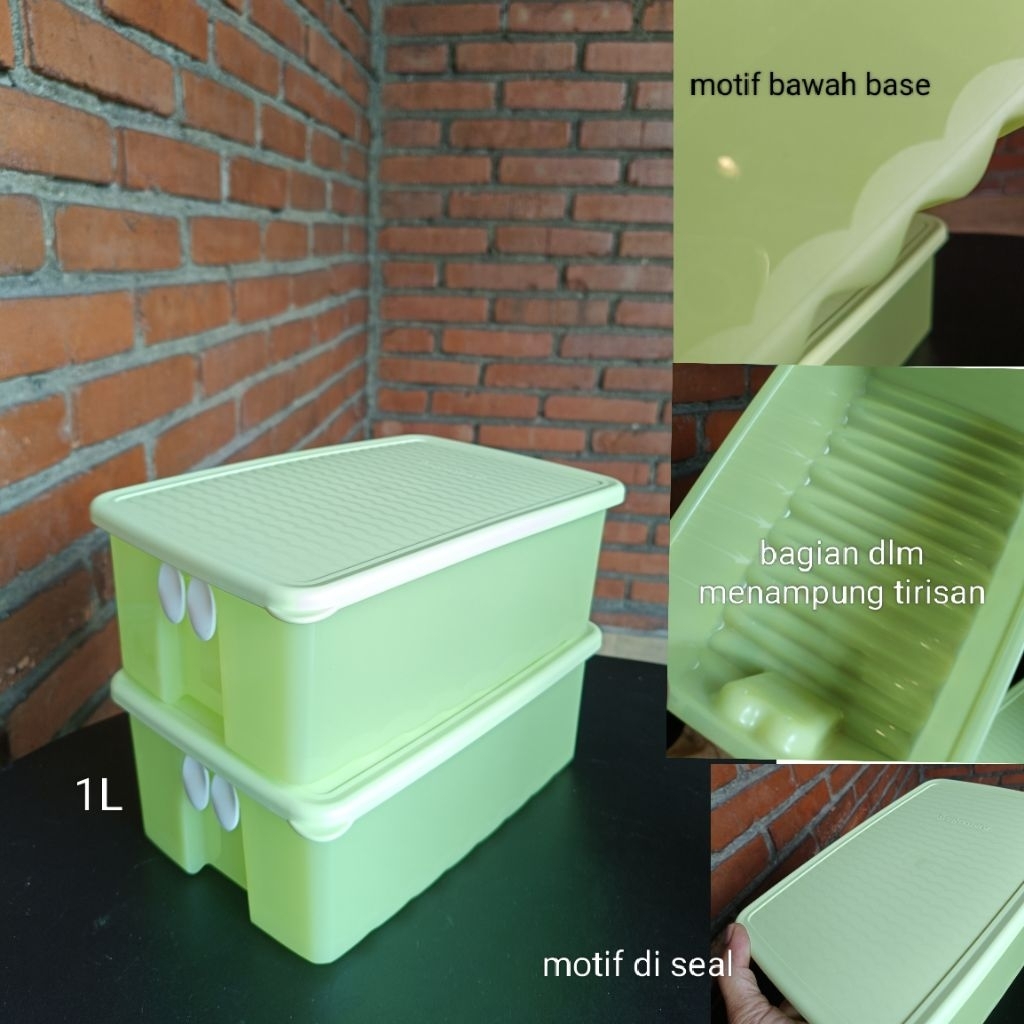 fridgesmart / wadah buah sayur utk kulkas