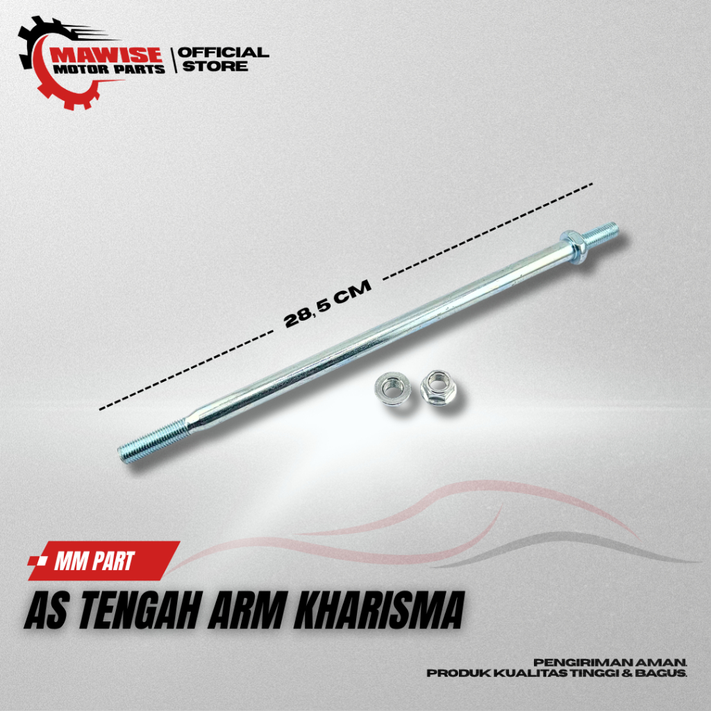 AS TENGAH ARM KHARISMA - AS SWING ARM FORK GARPU TENGAH SUPRA FIT NEW SUPRA X 125 REVO LAMA