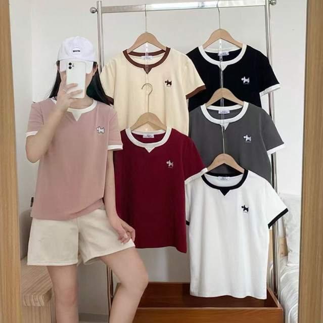 KAOS WANITA STYLE bordir import CHN