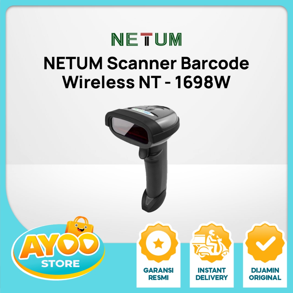 NETUM Scanner Barcode Wireless NT-1698W