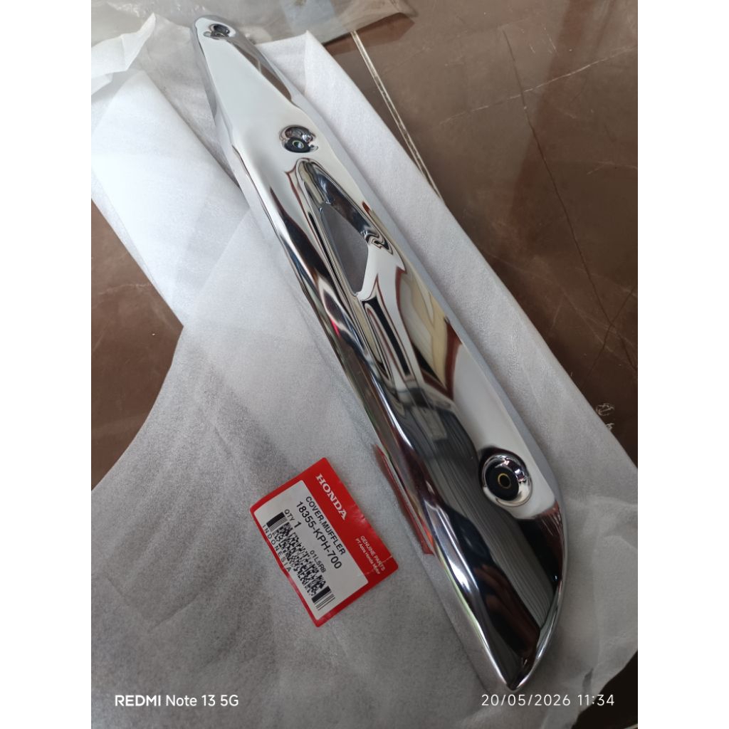 cover knalpot pelindung knalpot Honda karisma125 supra x125 lama original ahm