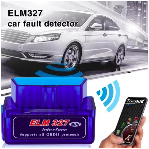 SCANNER OBD2 BLUETOOTH ELM327 VERSION 2.1 MINI | ALAT RESET SCAN MOBIL MOTOR INJEKSI | UKURAN MINI P