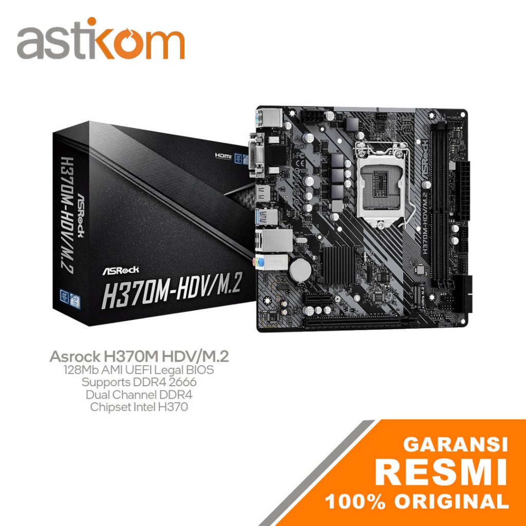 Motherboard Asrock H370M HDV/M.2 LGA1151