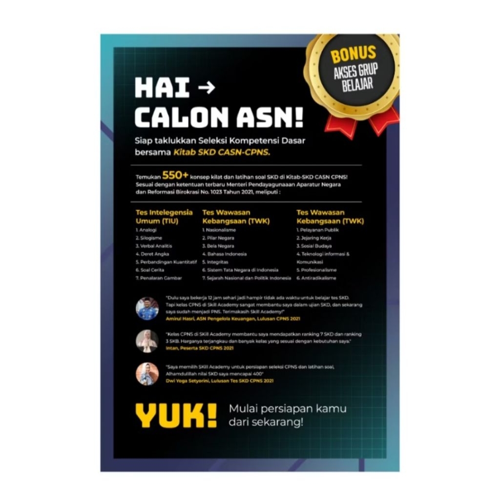 Buku Kitab CASN CPNS ruang guru