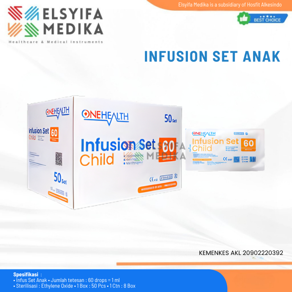 Onehealth Infusion Set Child (Infus Set Anak)