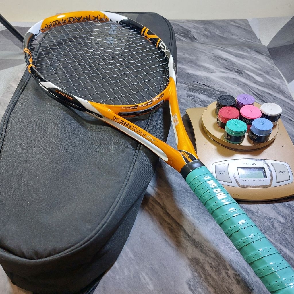 RAKET TENIS WILSON K FACTOR ( K) ZEN TEAM FX BEKAS ORIGINAL 270G