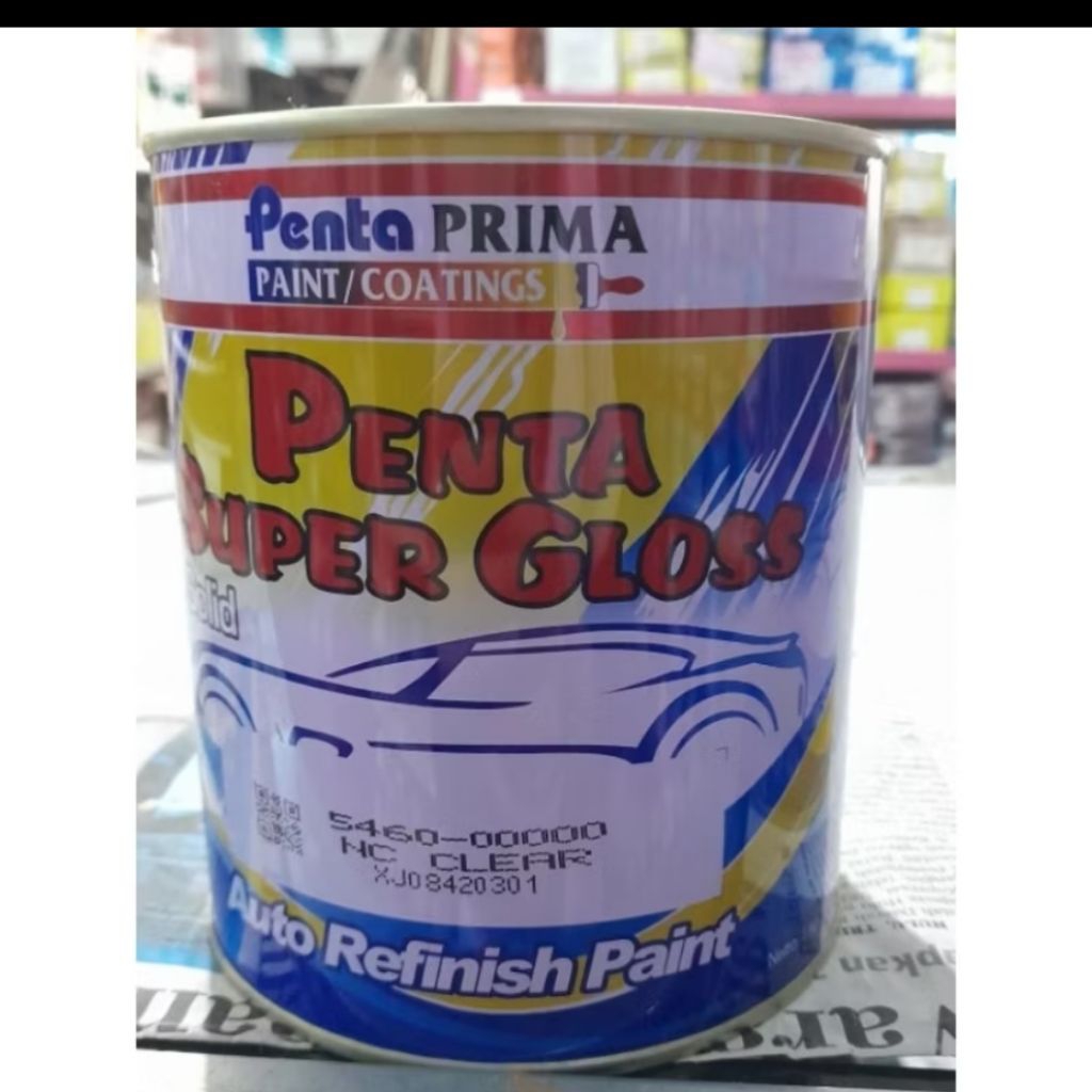 cat PENTA SUPER GLOSS / DOFF .NC clear vernis kilap mengkilap anti gores cat pelindung motor/mobil 1