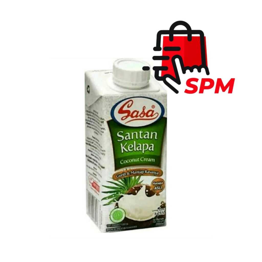 Santan Kelapa Sasa 200 ml 1 DUS (HARGA MURAH)