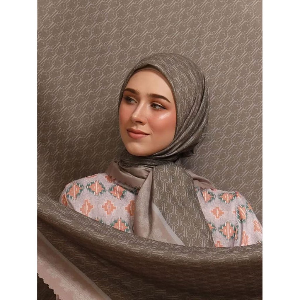 KARIMAKE - Monogram Identity Scarf - Signature Printing Scarf - Hijab Motif