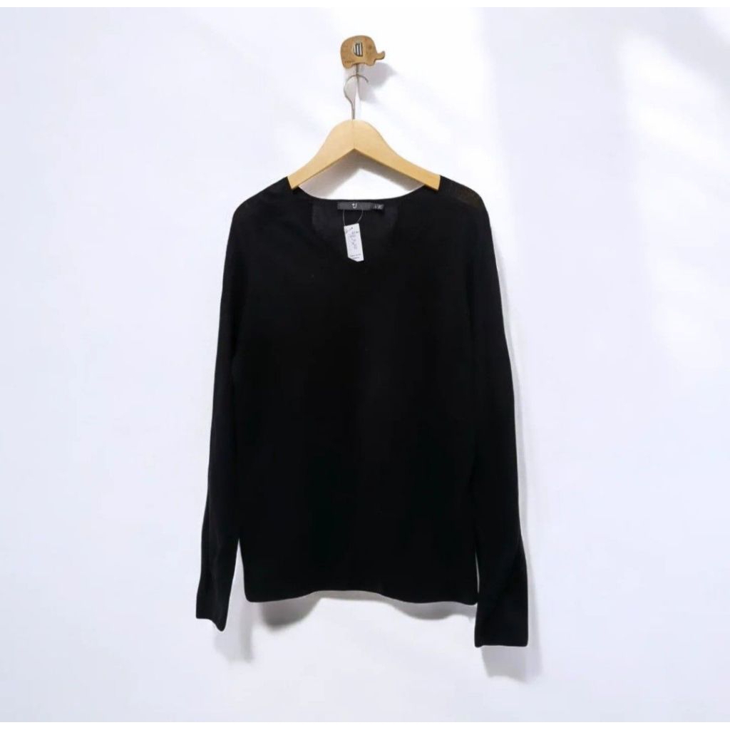 Uniqlo x Jill Sander +J Black Knit Jumper
