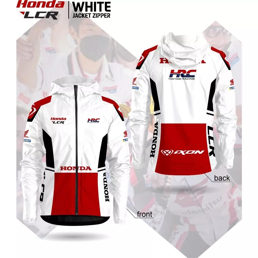 Jaket Waterproff Crew Motogp Honda HRC Anti Air Motogp