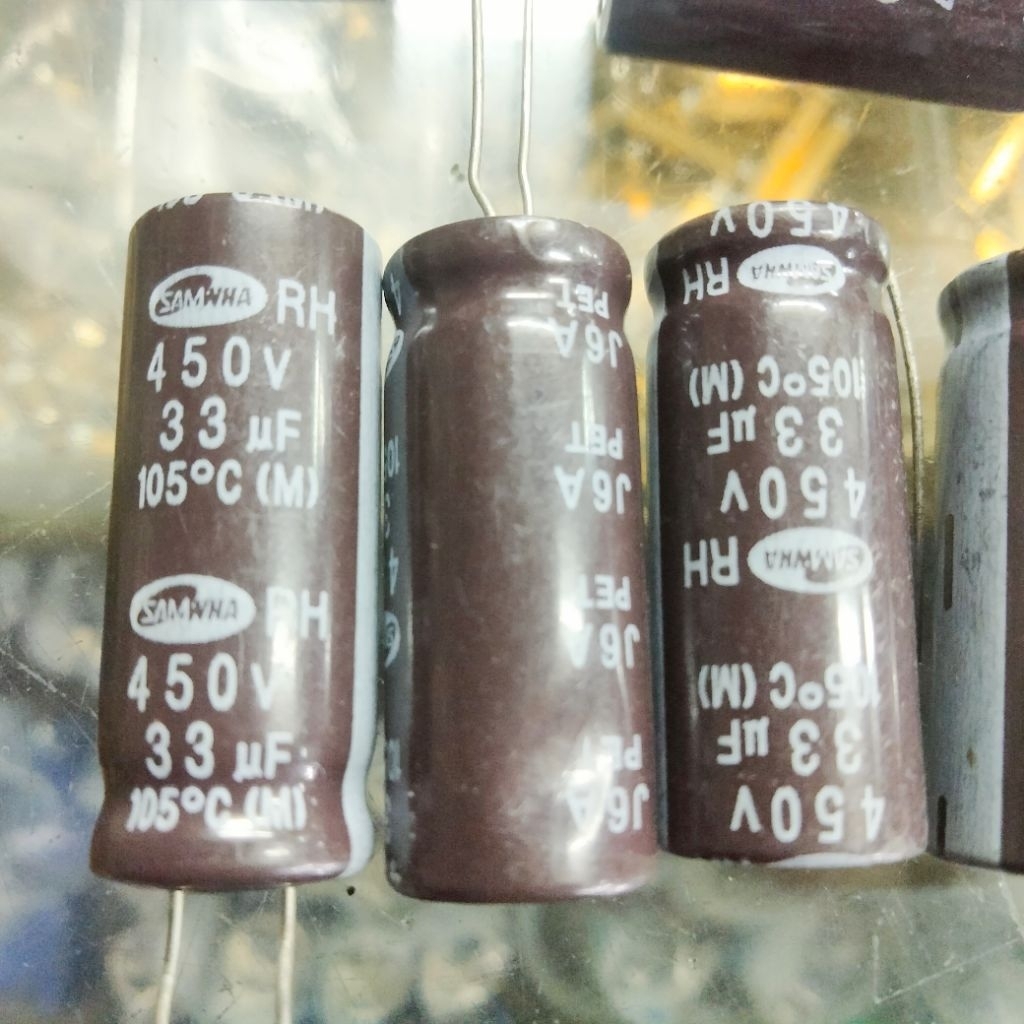 KAPASITOR ELCO ELKO 33UF 33 UF 450V 450 VOLT SAMWA