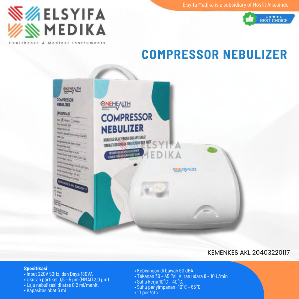 Onehealth Nebulizer Compresor Nebulizer Compressor