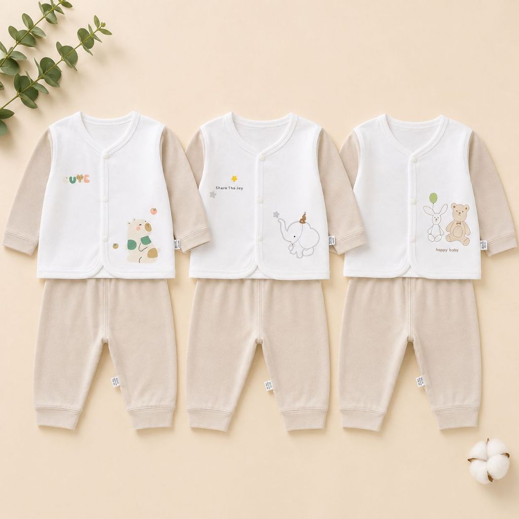 ( Secure sister ) Set baju piyama baby girls and boys